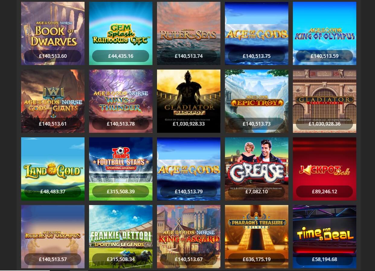 Jackpot.com progressive slots